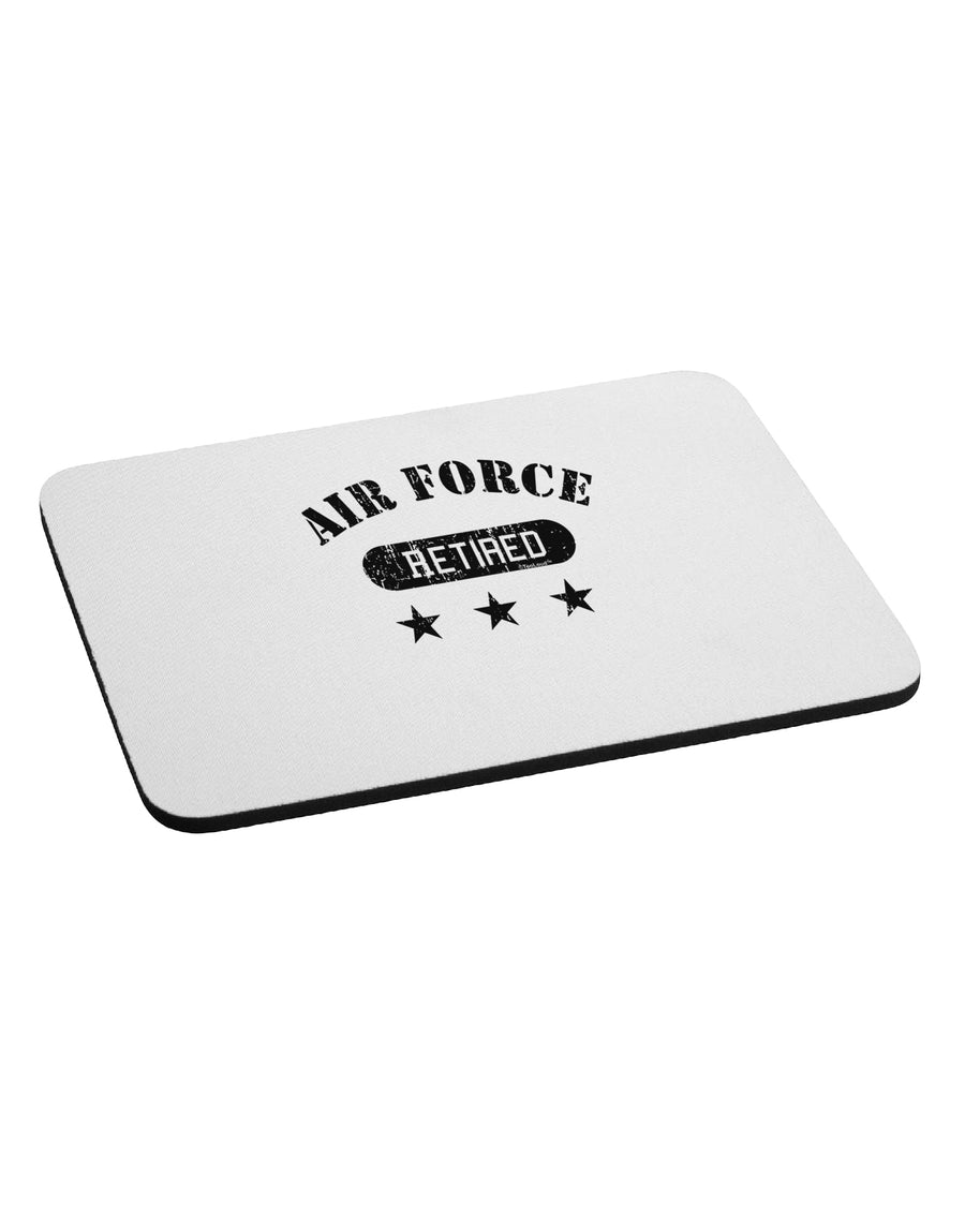 Retired Air Force Mousepad by TooLoud-TooLoud-White-Davson Sales