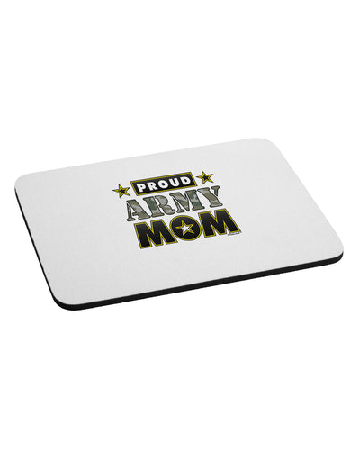 Proud Army Mom Mousepad-TooLoud-White-Davson Sales