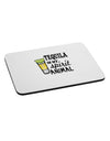 Tequila Is My Spirit Animal Mousepad-TooLoud-White-Davson Sales