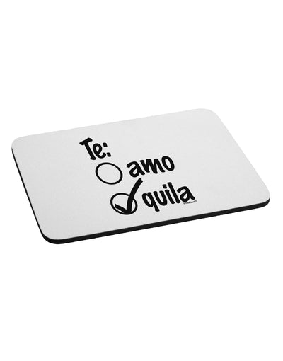 Tequila Checkmark Design Mousepad by TooLoud-TooLoud-White-Davson Sales