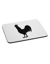 Rooster Silhouette Design Mousepad-TooLoud-White-Davson Sales