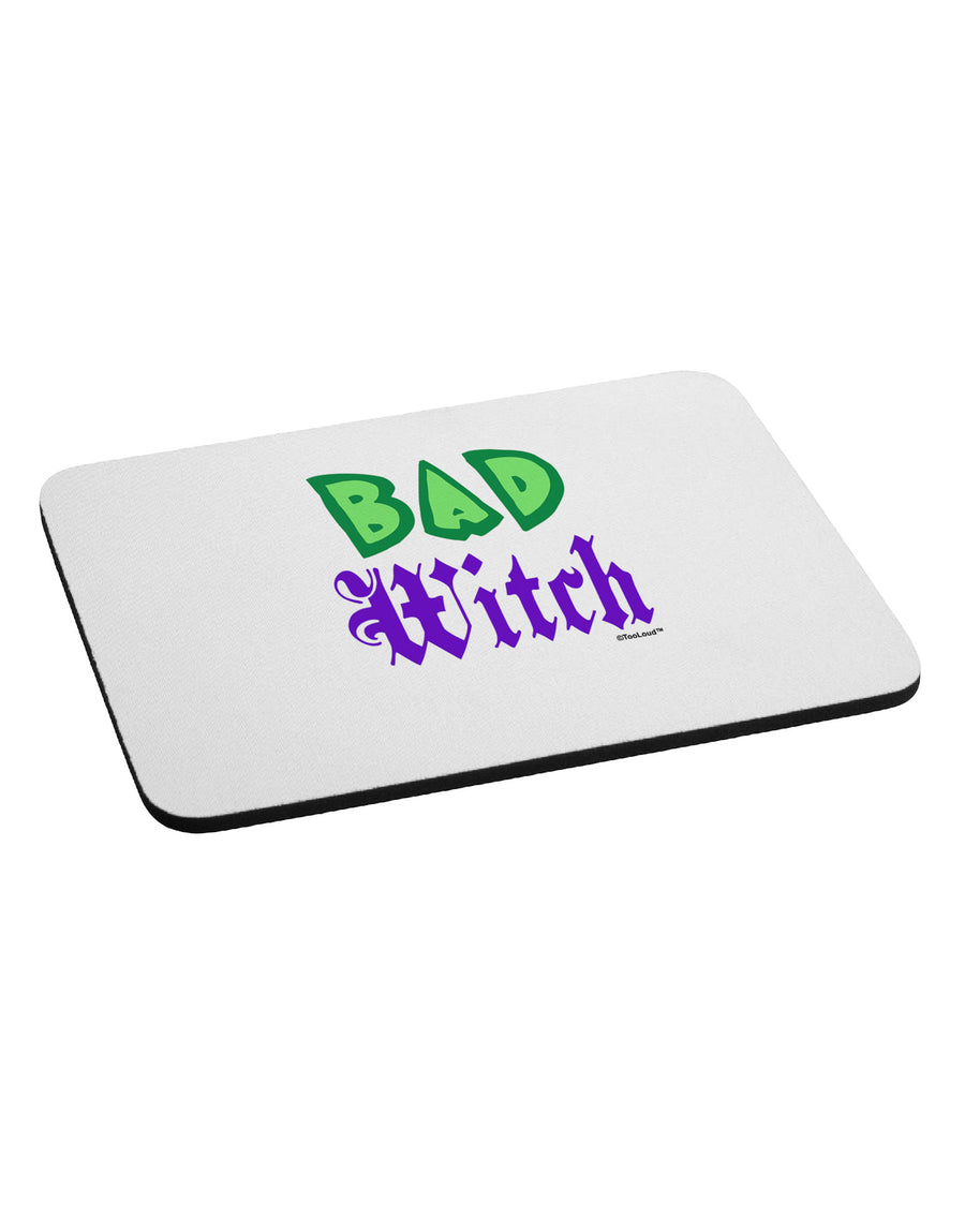 Bad Witch Color Green Mousepad-TooLoud-White-Davson Sales