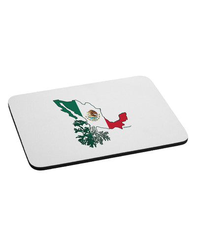 Mexican Roots - Mexico Outline Mexican Flag Mousepad by TooLoud-TooLoud-White-Davson Sales