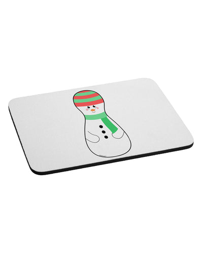 Cute Snowman Matryoshka Nesting Doll - Christmas Mousepad-TooLoud-White-Davson Sales