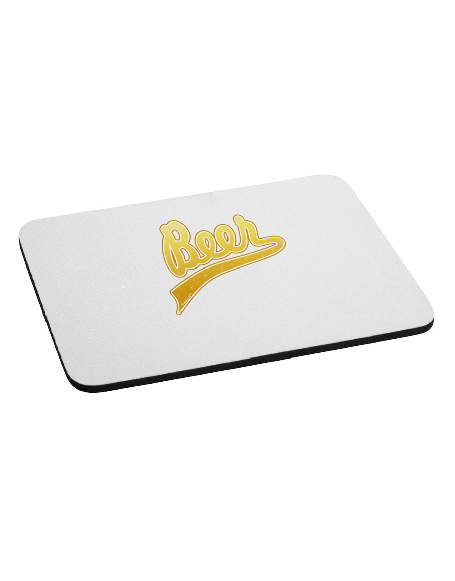 Beer Jersey Mousepad-TooLoud-White-Davson Sales