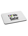 I Heart My Sister - Autism Awareness Mousepad by TooLoud-TooLoud-White-Davson Sales