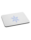 Snowflake Christmas Mousepad-TooLoud-White-Davson Sales