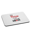 Nurse - Call The Shots Mousepad-TooLoud-White-Davson Sales