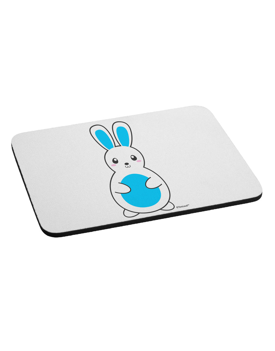 Cute Easter Bunny - Blue Mousepad by TooLoud-TooLoud-White-Davson Sales