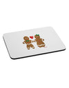 Gingerbread Man and Gingerbread Woman Couple Mousepad by TooLoud-TooLoud-White-Davson Sales