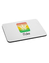 iToke Logo - Marijuana Leaf Mousepad-TooLoud-White-Davson Sales