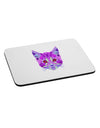 Geometric Kitty Purple Mousepad-TooLoud-White-Davson Sales