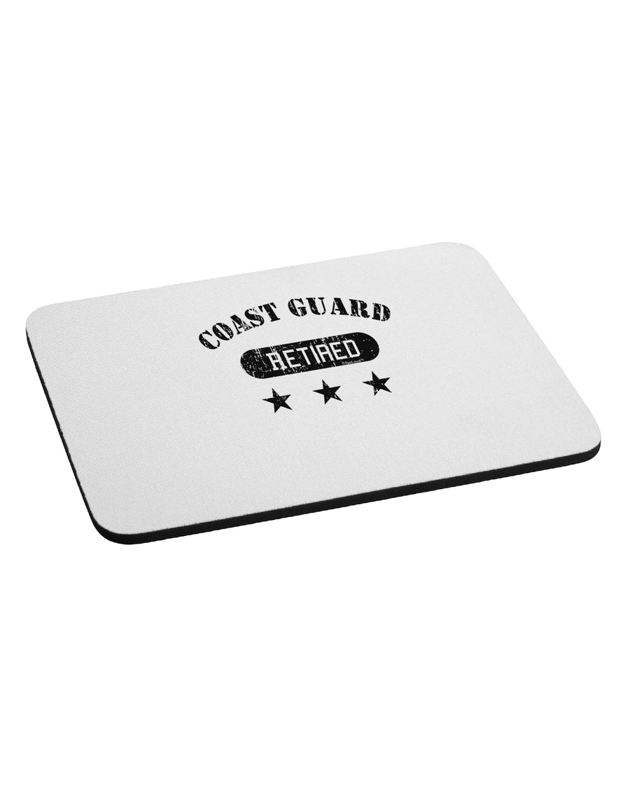 Retired Coast Guard Mousepad by TooLoud-TooLoud-White-Davson Sales