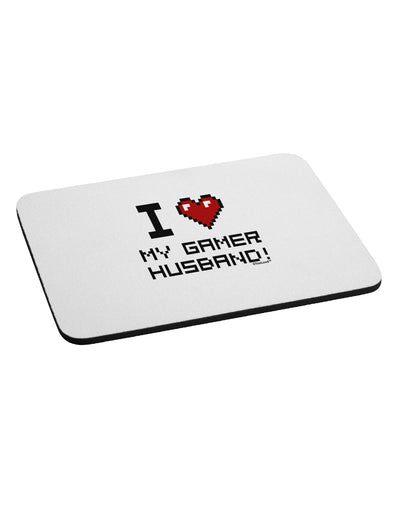 I Heart My Gamer Husband Mousepad-TooLoud-White-Davson Sales