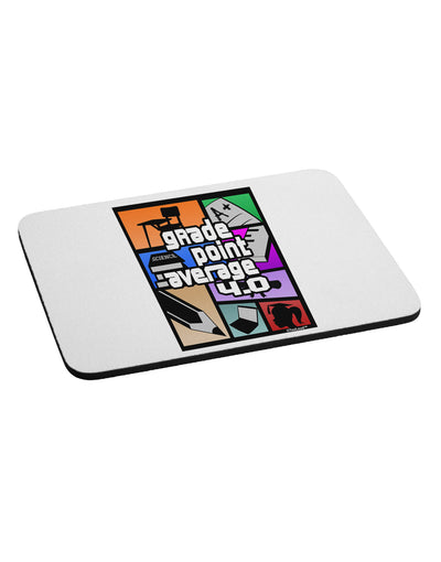 GPA 4 - Grade Point Average Mousepad by TooLoud-TooLoud-White-Davson Sales