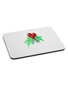 Holly Watercolor Mousepad-TooLoud-White-Davson Sales