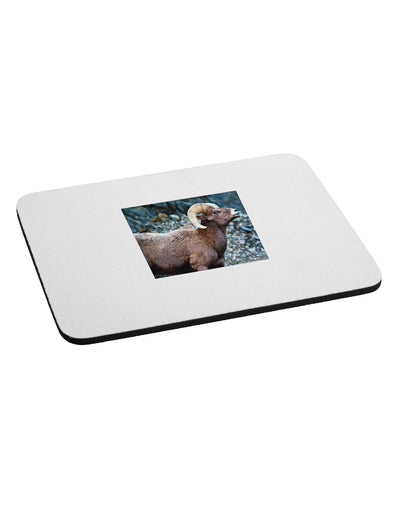 Wide Eyed Big Horn Mousepad-TooLoud-White-Davson Sales