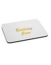 Birthday Crew Text Mousepad by TooLoud-TooLoud-White-Davson Sales
