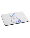 Fanciful Unicorn Mousepad-TooLoud-White-Davson Sales