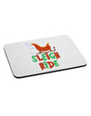 Sleigh Ride Color Mousepad-TooLoud-White-Davson Sales