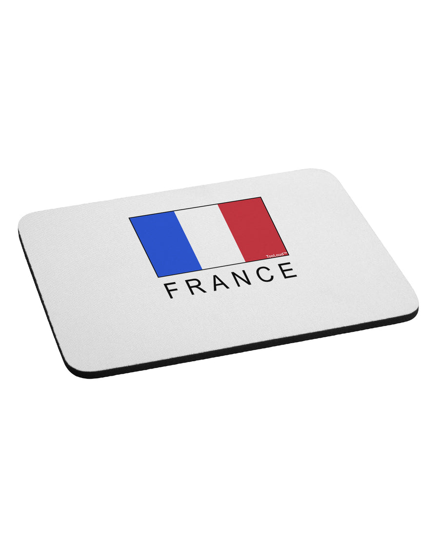 French Flag - France Text Mousepad by TooLoud-TooLoud-White-Davson Sales