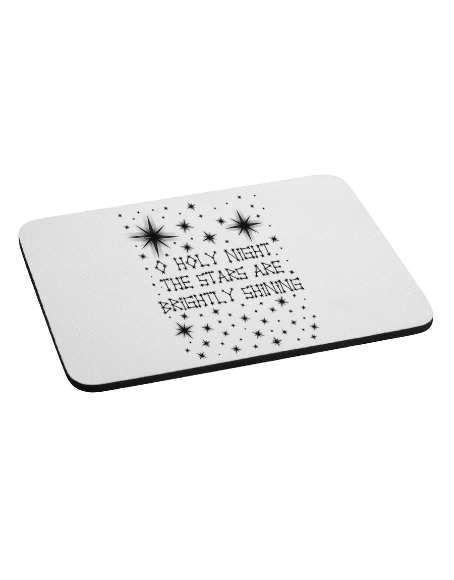 O Holy Night Shining Christmas Stars Mousepad-TooLoud-White-Davson Sales