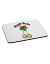 Jingle Balls with Text Mousepad-TooLoud-White-Davson Sales