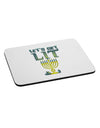 Let's Get Lit Menorah Mousepad-TooLoud-White-Davson Sales