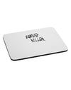 Zombie Killer - Apocalypse - Halloween Mousepad-TooLoud-White-Davson Sales