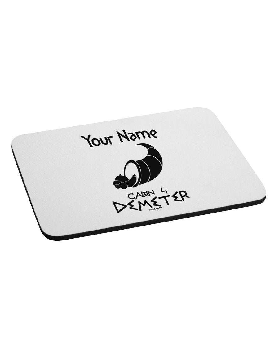 Personalized Cabin 4 Demeter Mousepad-TooLoud-White-Davson Sales