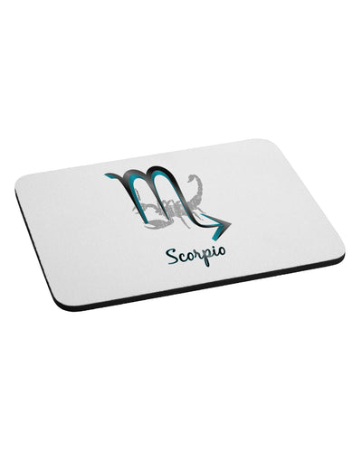 Scorpio Symbol Mousepad-TooLoud-White-Davson Sales