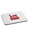 Love Bomb Text Mousepad-TooLoud-White-Davson Sales