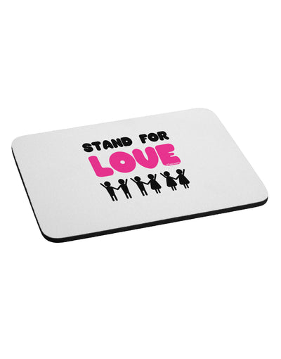 Stand For Love Pink Mousepad-TooLoud-White-Davson Sales