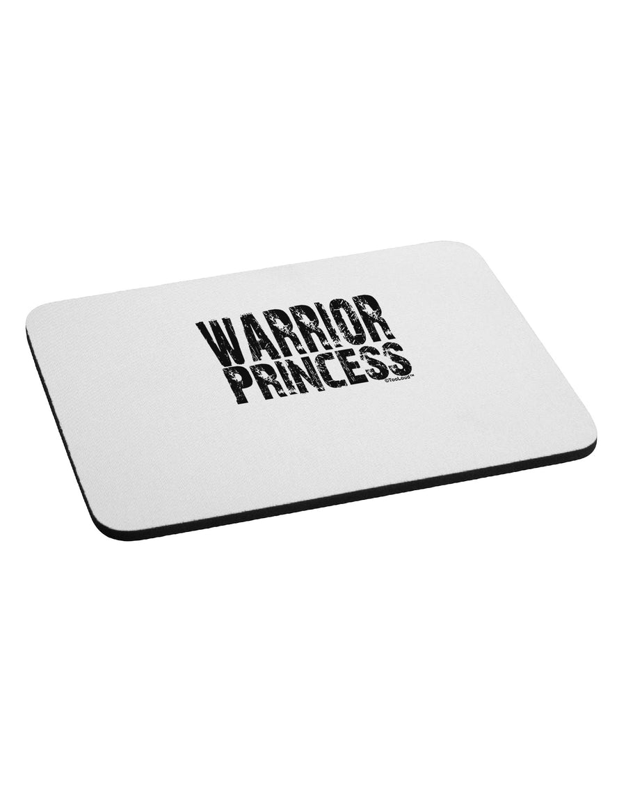 Warrior Princess Black and White Mousepad-TooLoud-White-Davson Sales