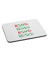 Know Jesus Know Peace Christmas Mousepad-TooLoud-White-Davson Sales