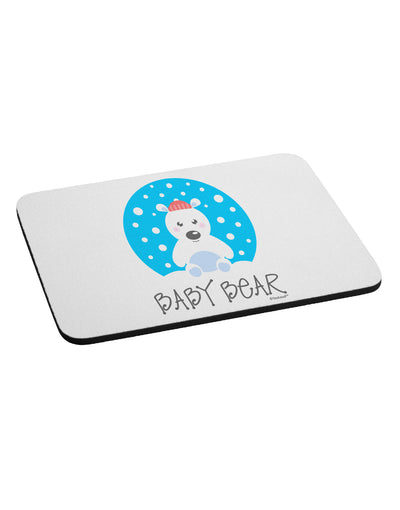 Matching Polar Bear Family - Baby Bear Mousepad by TooLoud-TooLoud-White-Davson Sales