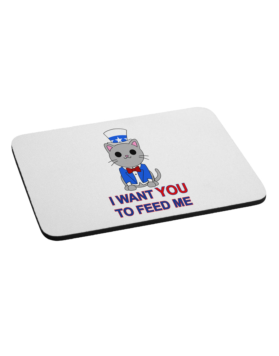 Patriotic Cat I Want You Mousepad by TooLoud-TooLoud-White-Davson Sales