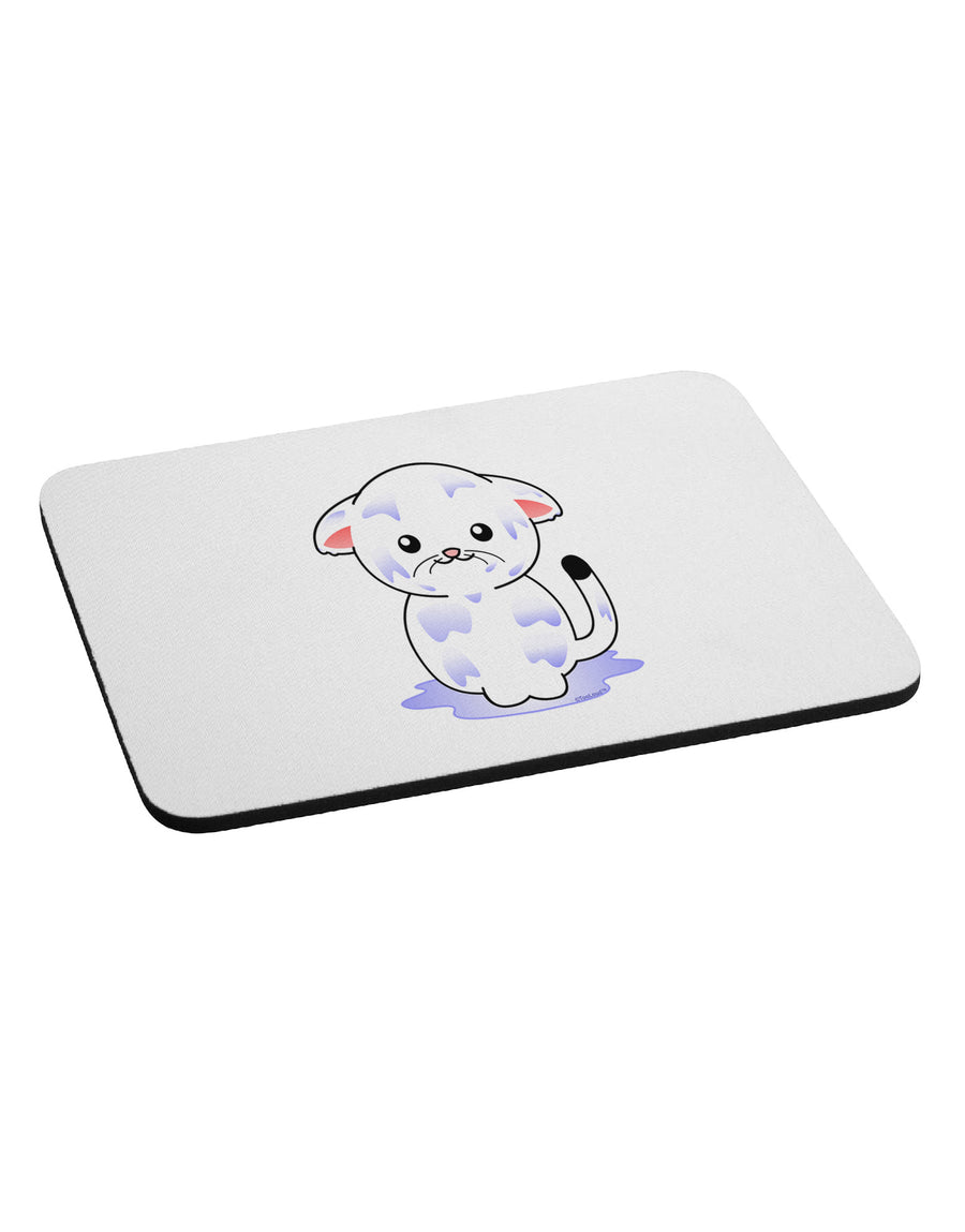 TooLoud Wet Pussycat Mousepad-TooLoud-White-Davson Sales