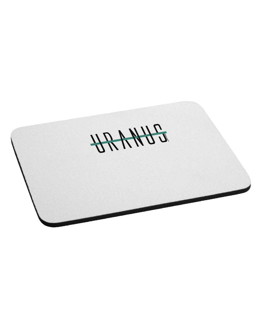 Planet Uranus Text Only Mousepad by TooLoud-TooLoud-White-Davson Sales