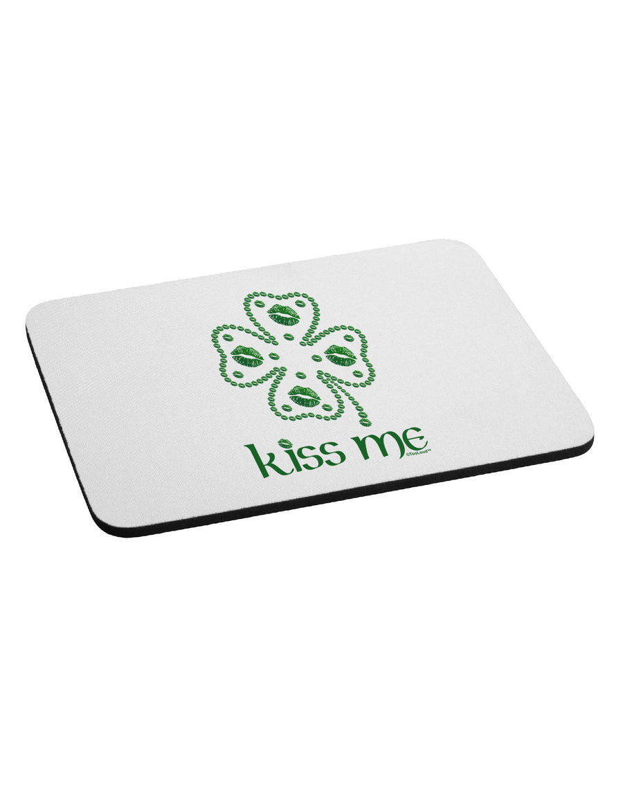 Kiss Me Clover Mousepad-TooLoud-White-Davson Sales