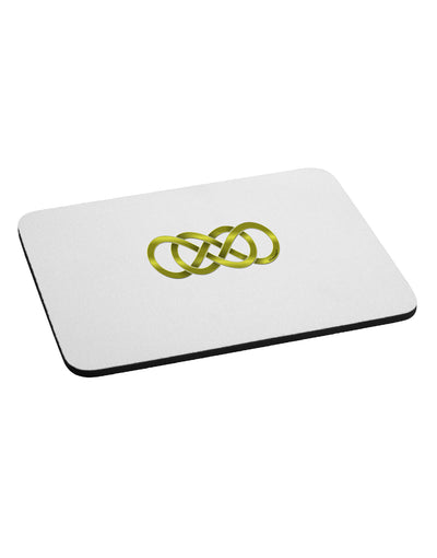 Double Infinity Gold Mousepad-TooLoud-White-Davson Sales