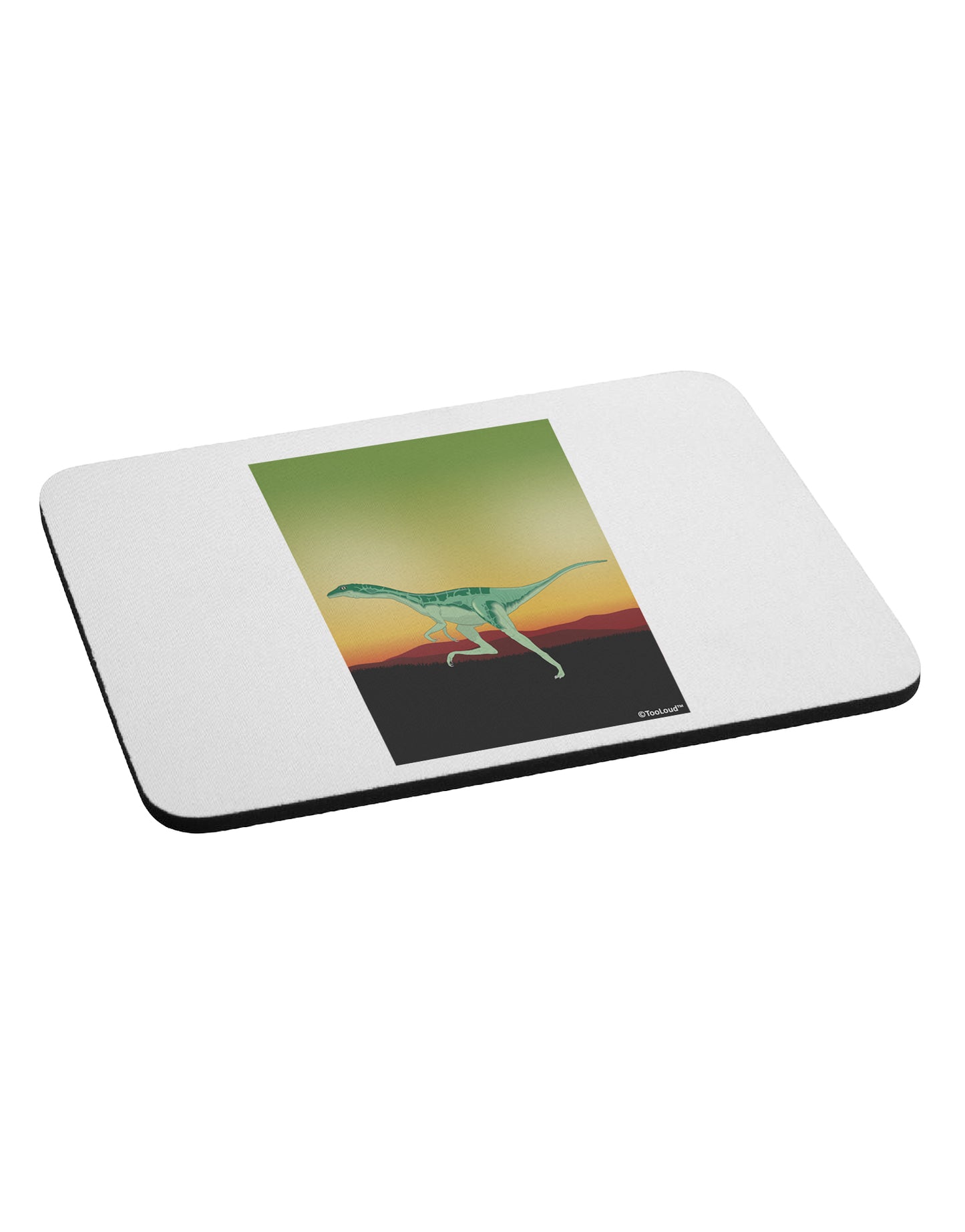 Ornithomimus Velox - Without Name Mousepad by TooLoud-TooLoud-White-Davson Sales