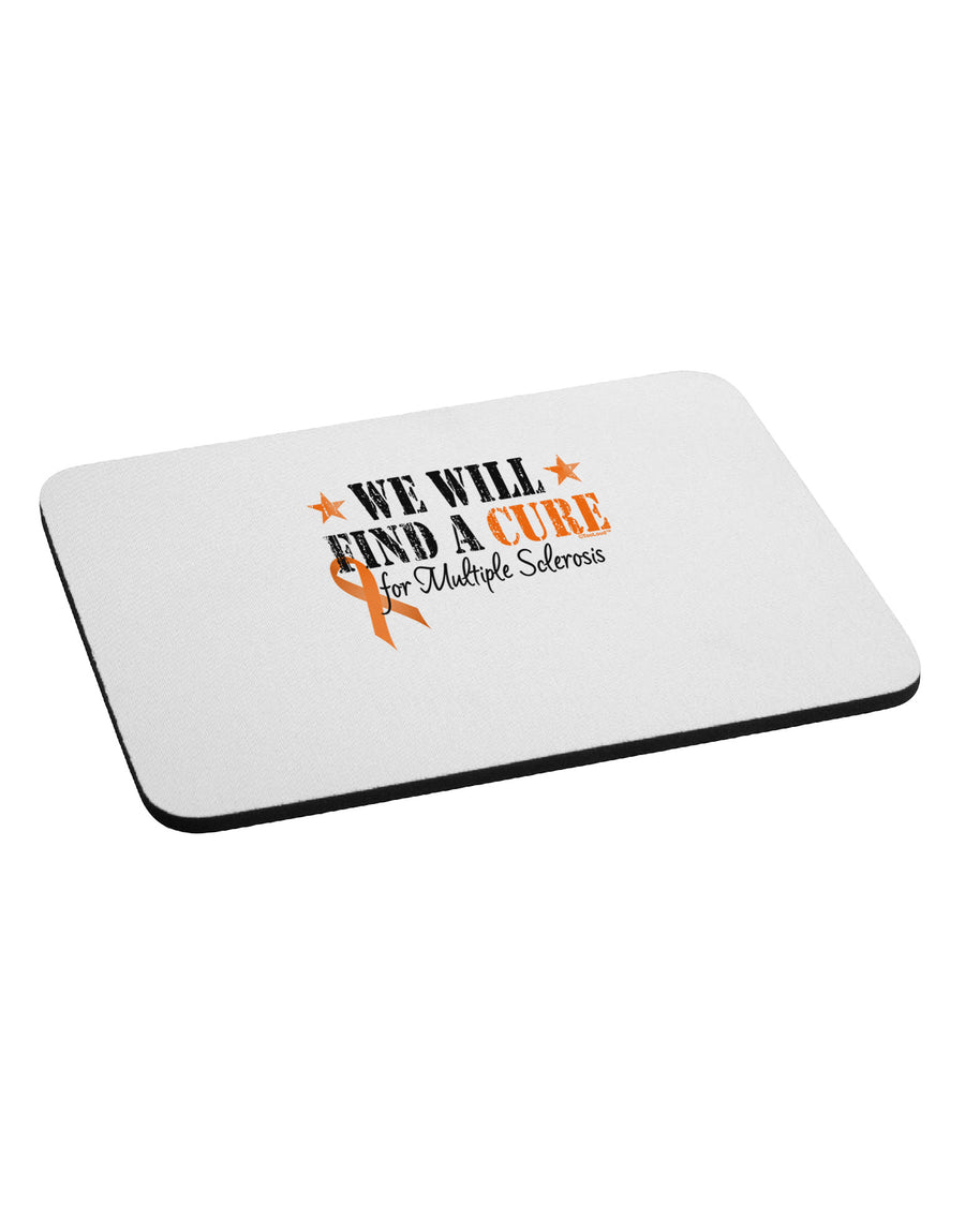 MS - We Will Find A Cure Mousepad-TooLoud-White-Davson Sales