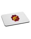 Jurassic Dinosaur Face Blood Splatter Mousepad by TooLoud-TooLoud-White-Davson Sales