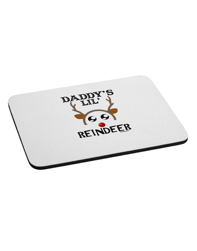 Daddy's Lil Reindeer Boy Mousepad-TooLoud-White-Davson Sales