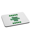 Seeing Double St. Patrick's Day Mousepad-TooLoud-White-Davson Sales