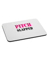 Pitch Slapped - Pink Mousepad-TooLoud-White-Davson Sales