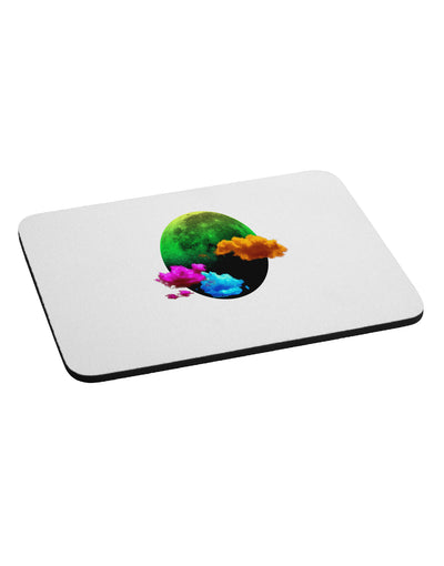 Moon Dream Hallucination Mousepad-TooLoud-White-Davson Sales