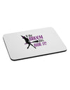 Ride It Purple Mousepad-TooLoud-White-Davson Sales