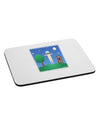 UFO Stopping At an Out-house Mousepad by TooLoud-TooLoud-White-Davson Sales